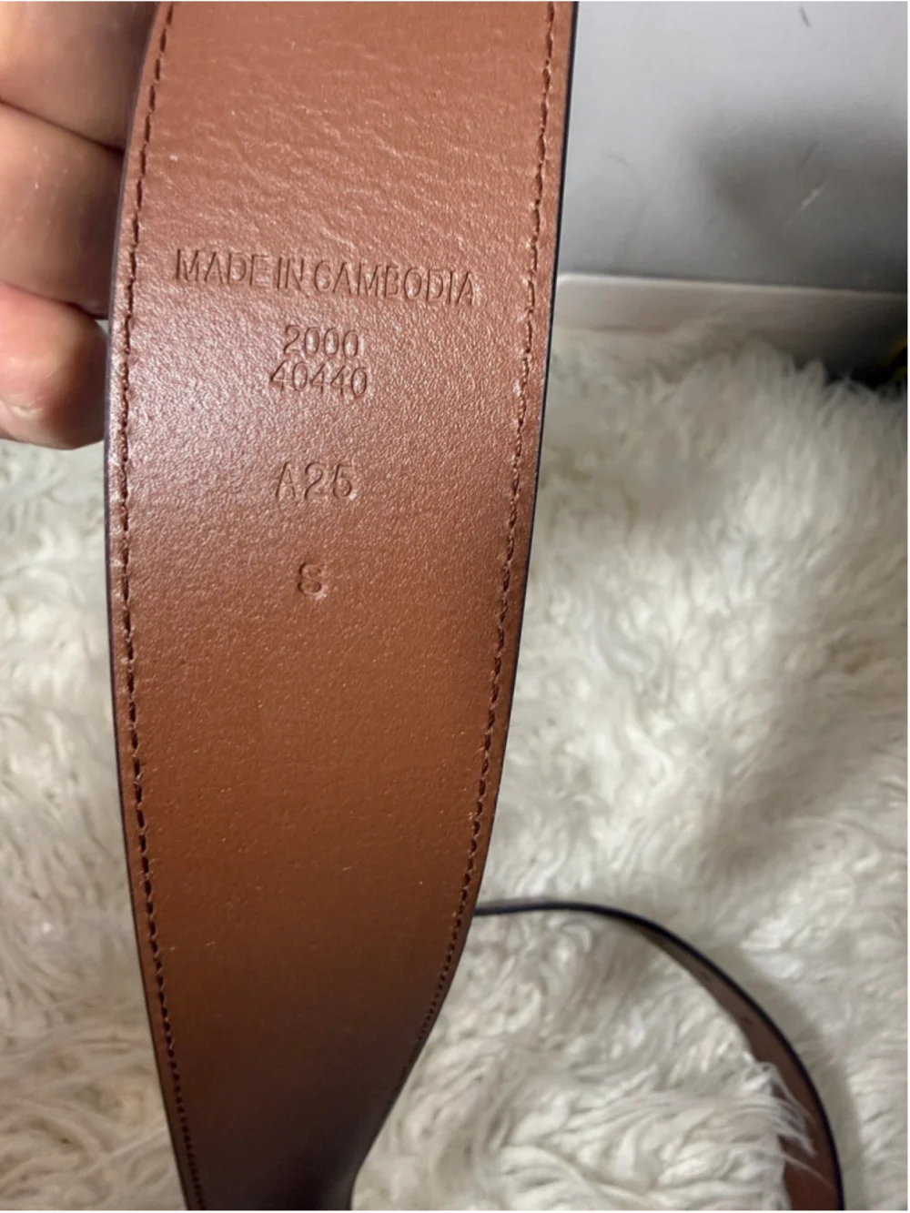 Ralph Lauren leather belts size 8